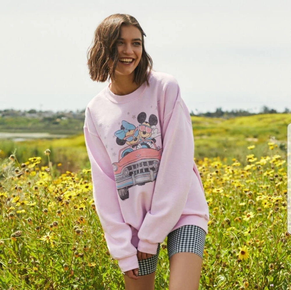 Junkfood Mickey and Minnie sweater